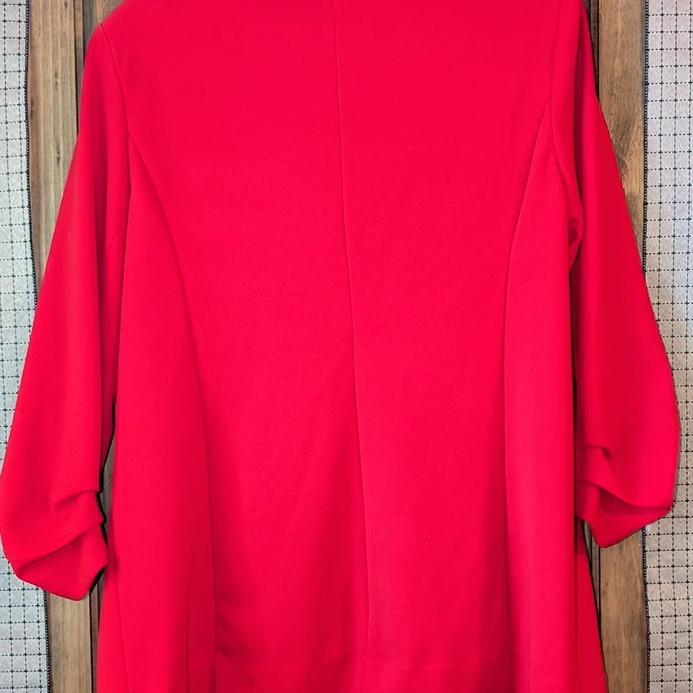 NYCC Red Women's Blazer- Lg NWOT - Picture 8 of 8